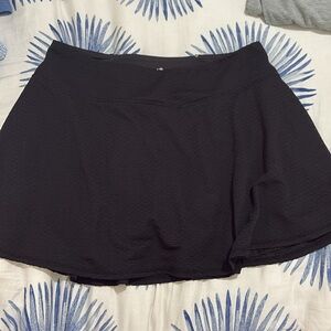 Black athletic skirt